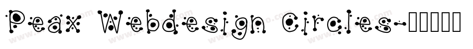 Peax Webdesign Circles字体转换